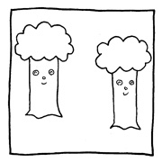 ヤングくん 木々