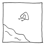 ヤングくん  浜辺で怒られた
