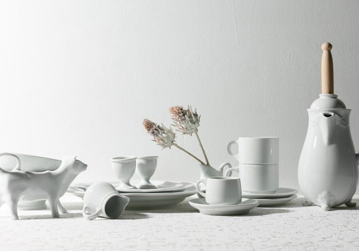 dacapo×TOKOSIEフランス製の白い業務用食器  ピリヴィッツ